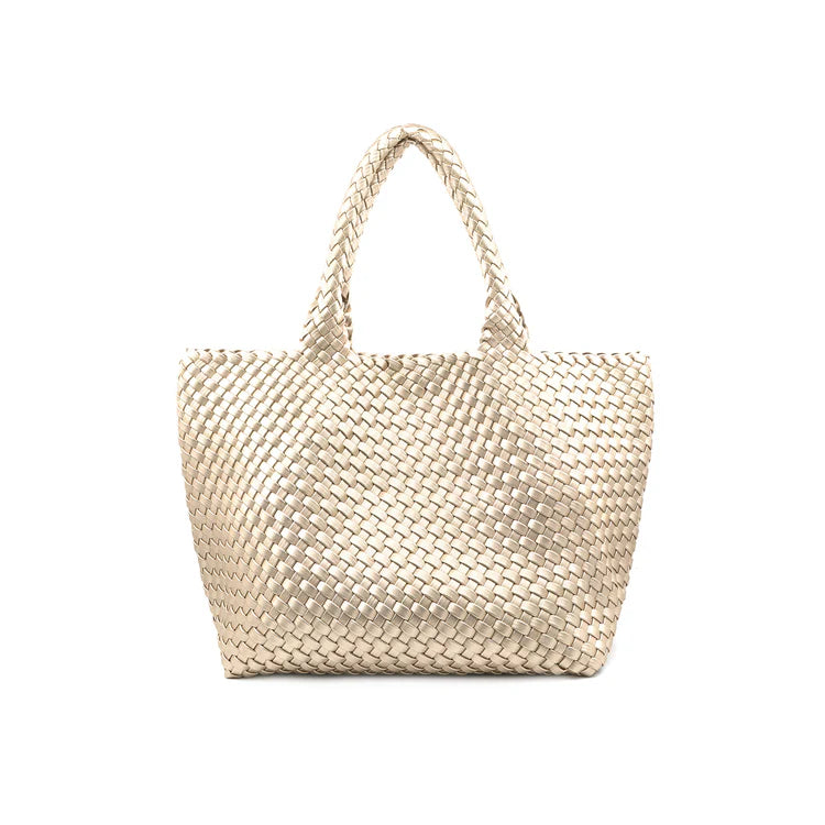 BC Woven Tote - Champagne