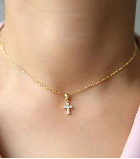 Mini Cross Necklace