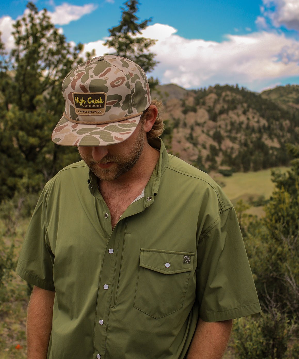 4 Mile Creek Pearl Snap - Elk + Elm