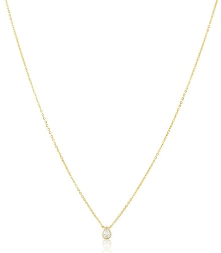 Ines Raindrop Necklace CZ