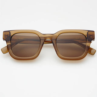 Atlas Acetater Rectangular Suglasses- Brown
