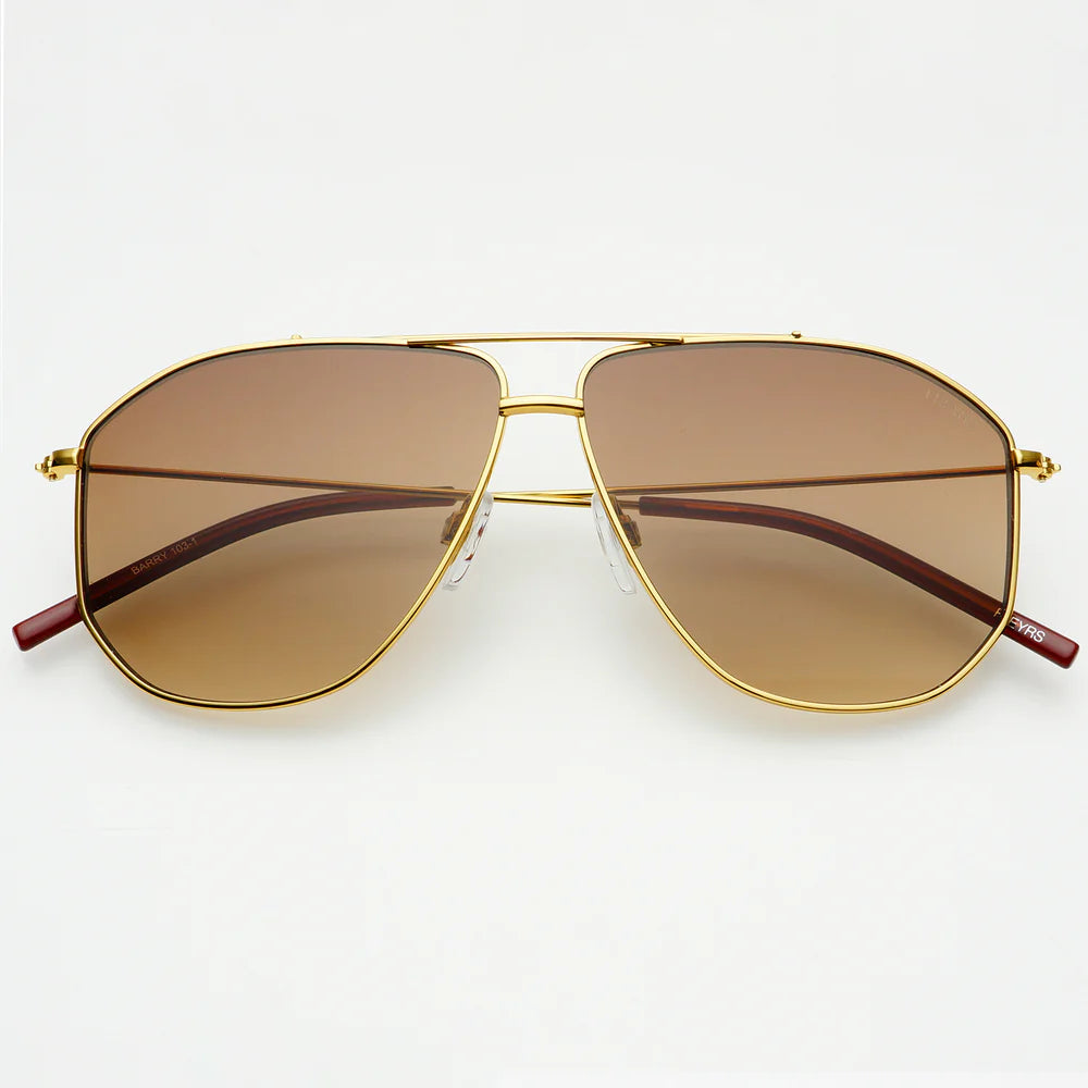 Barry Sunglasses - Brown/Gold