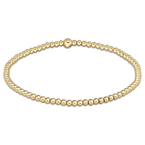 eNewton Extends- Classic Gold 2.5 mm Bead Bracelet