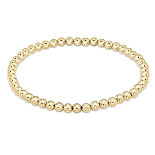 eNewton Extends- Classic Gold 4mm Bead Bracelet