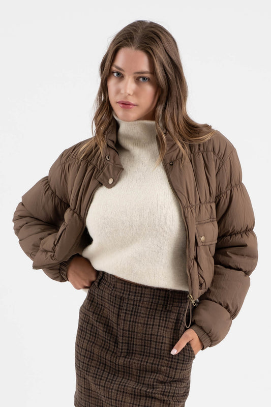 Cropped Puffer Jacket