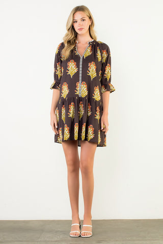 Ella Long Sleeve Mini Dress