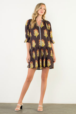 Ella Long Sleeve Mini Dress