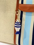 Fish Beaded Bag Charm / Key Ring