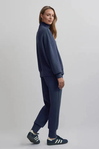 Hawley Half Zip Sweater - Blue Nights