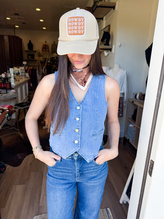 Nellie Denim Vest