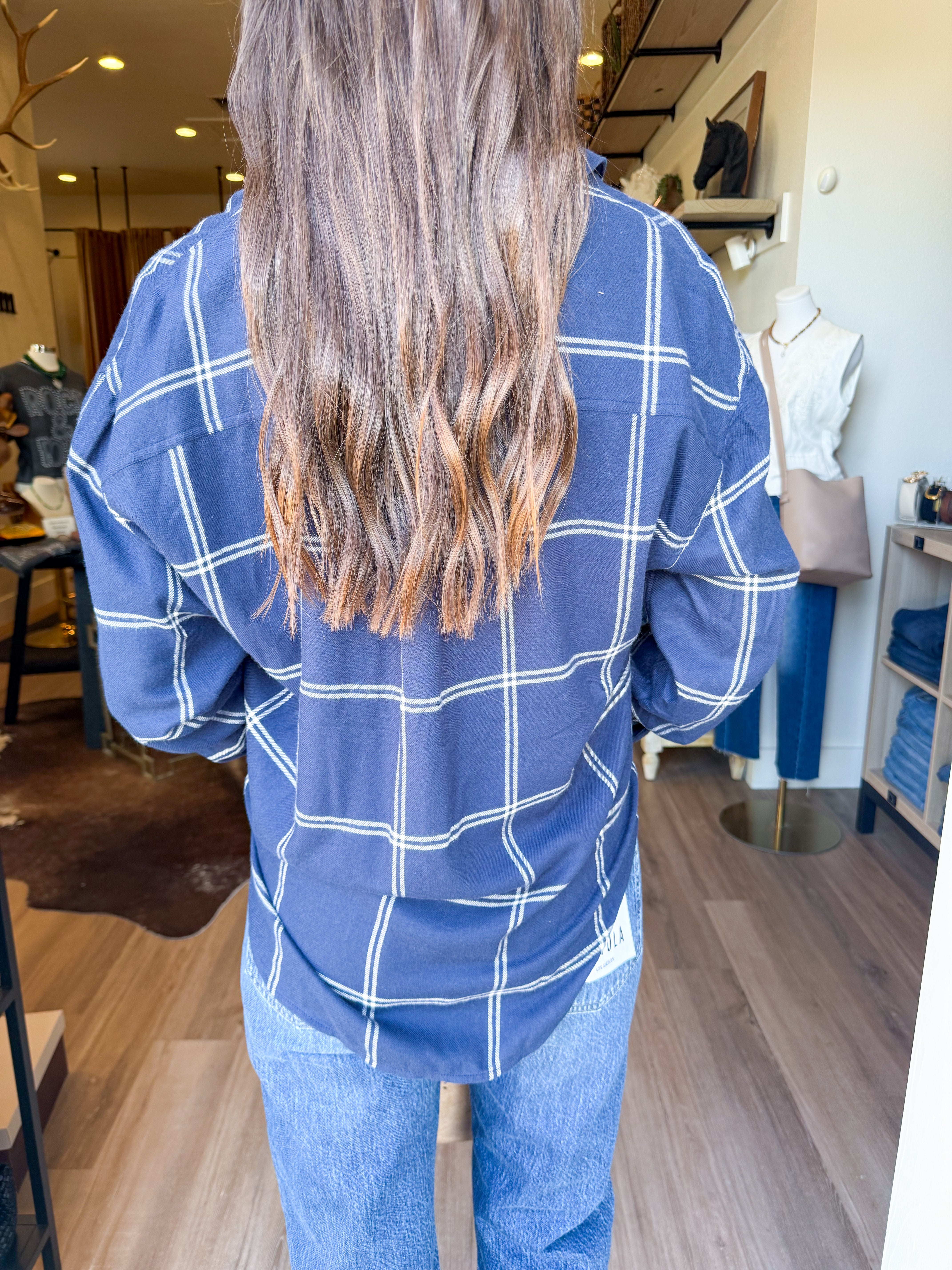 River Plaid Button Up