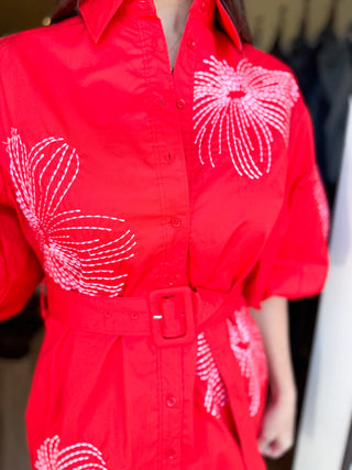 The Showstopper Shirt Dress