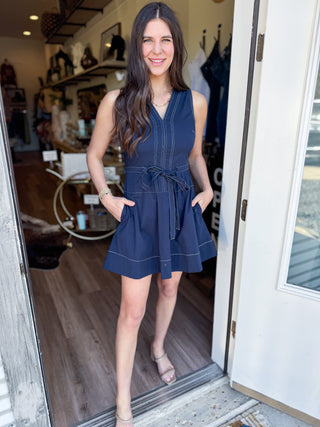 Navy Noir Dress