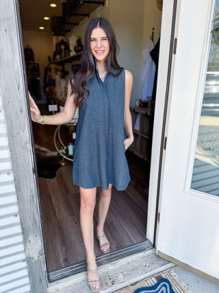 Jennifer Dress - Navy