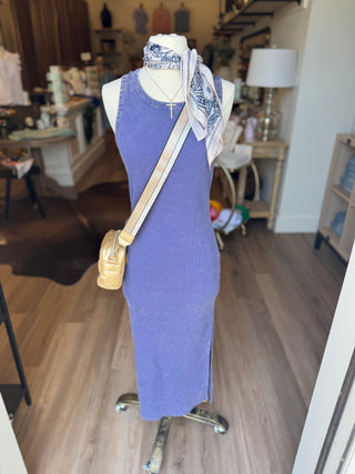 Ribbed Midi Tank Dress