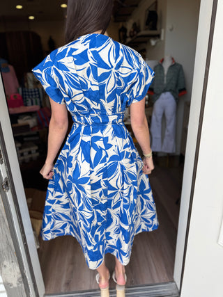 Blue Skies Midi Dress