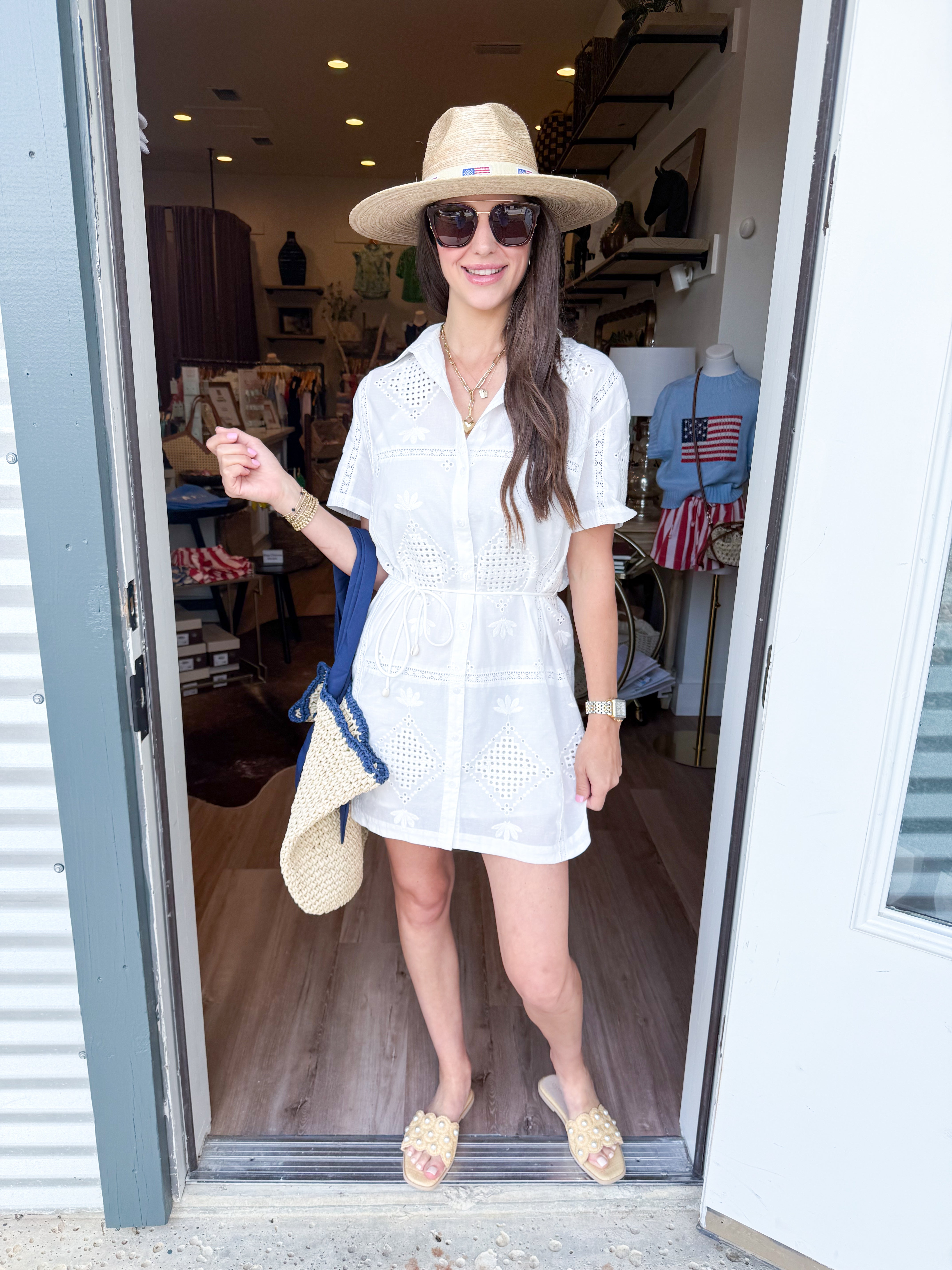 Annabelle Eyelet Dress