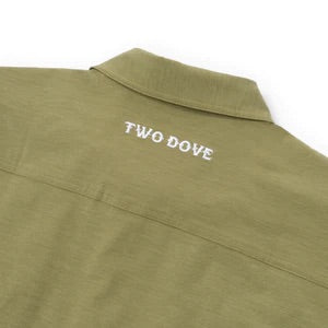 Rio SS Button Up Olive Green