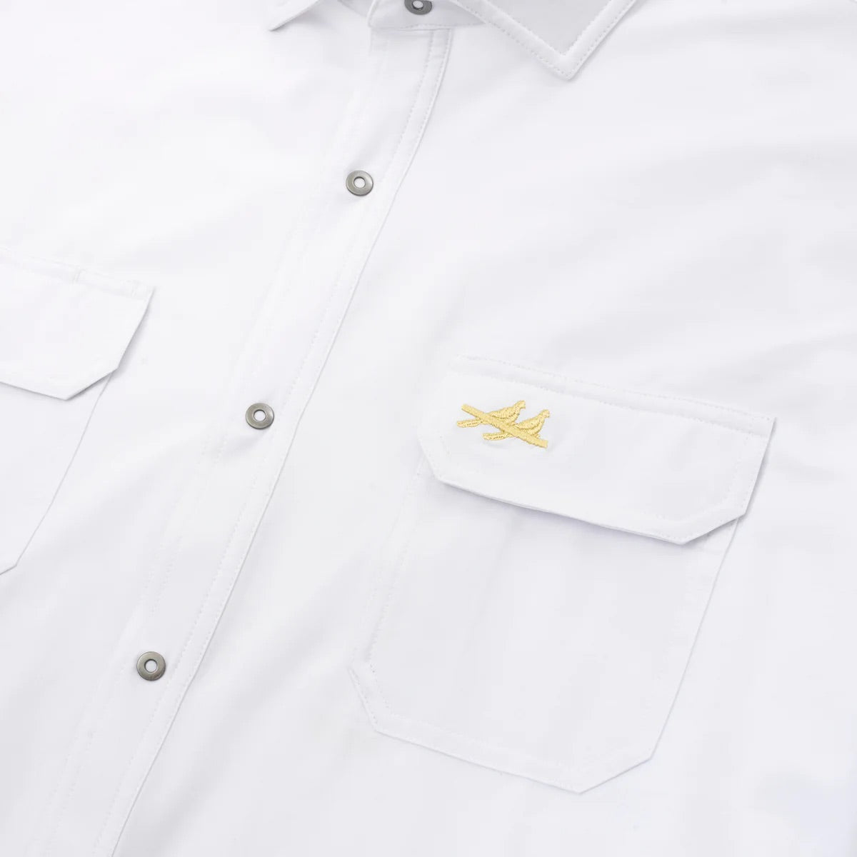 Rio SS Button Up White