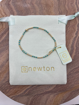 eNewton Hope Joy Pattern 2mm Bead Bracelet