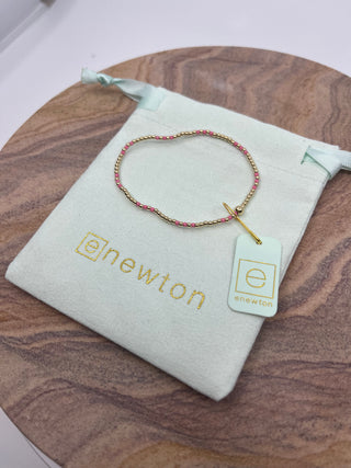 eNewton Hope Joy Pattern 2mm Bead Bracelet