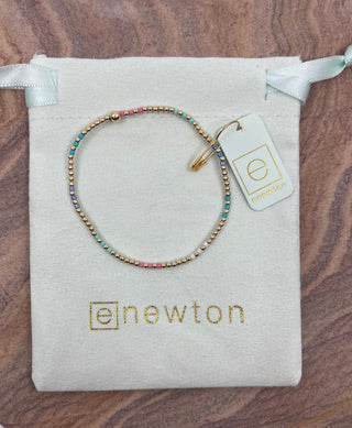 eNewton Hope Joy Pattern 2mm Bead Bracelet