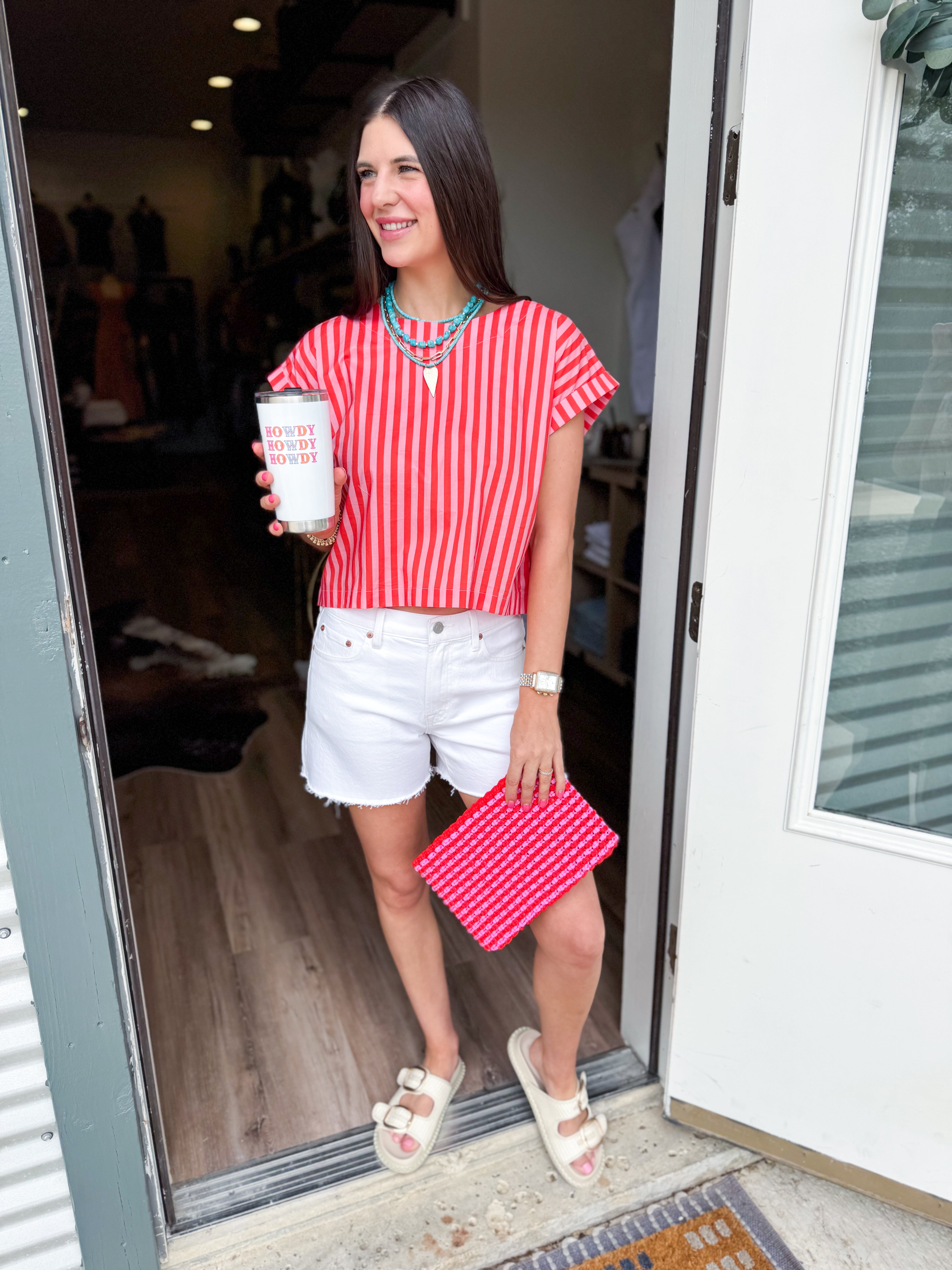 Stripe Crop Top