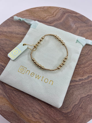 eNewton Blissful Pattern Bracelet Gold