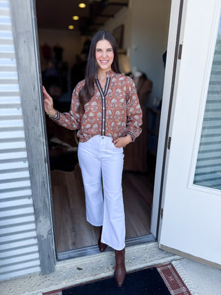 Bethany Button Up Top