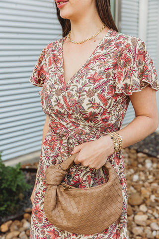 Shula Short Sleeve Wrap Dress