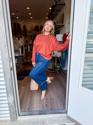 Scuba Crop Sweatshirt