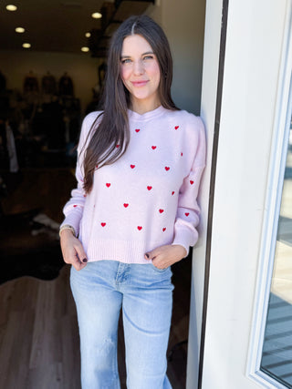 Cozy Hearts Sweater