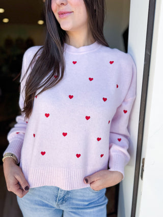 Cozy Hearts Sweater