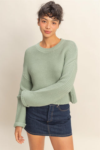 Jeanie Sage Sweater