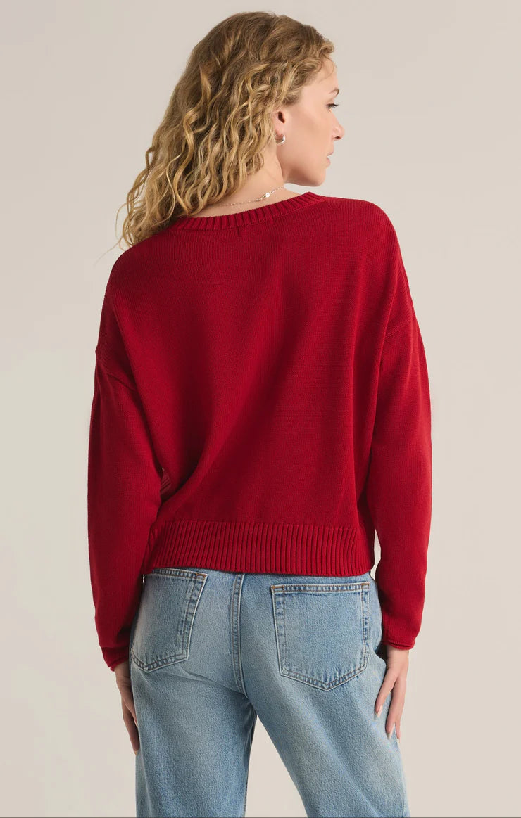 Merry Sweater in Red