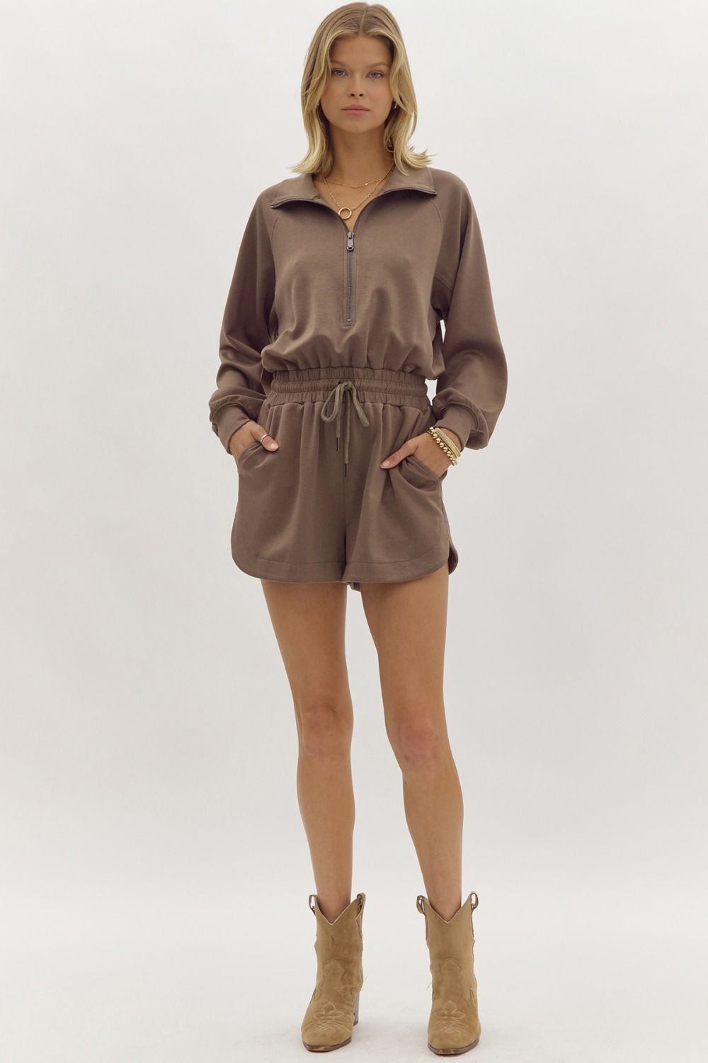 Mocha Romper