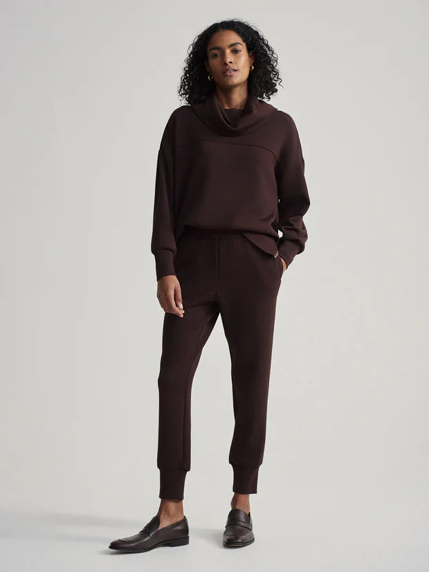 The Slim Cuff Pant- Coffee Bean