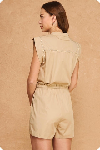 Sahara Piped Romper
