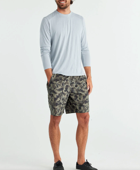 Men's Breeze Short 8" - Marshland Camo