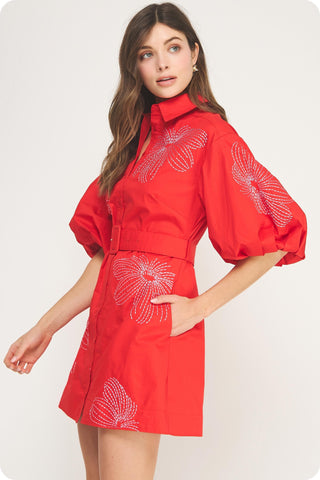 The Showstopper Shirt Dress