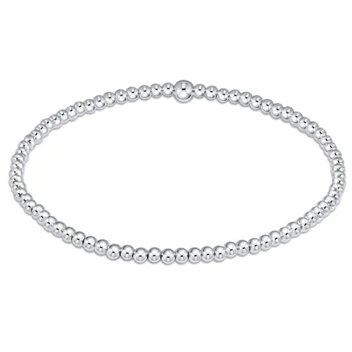 E Newton Sterling Bead Braclet