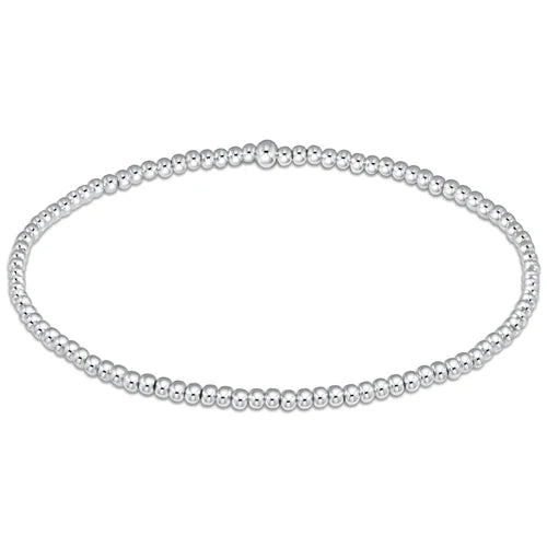 E Newton Sterling Bead Braclet