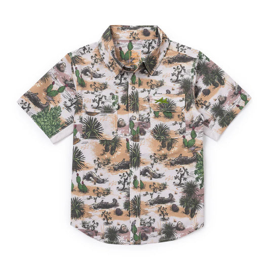 Youth South Coast Camo Button Up