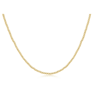 E Newton 17" Classic Gold Bead Necklace