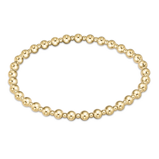 E Newton Grateful Pattern Bracelet Gold