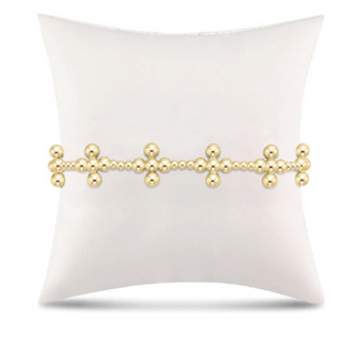 E Newton Sincerity Beaded Cross Bracelet