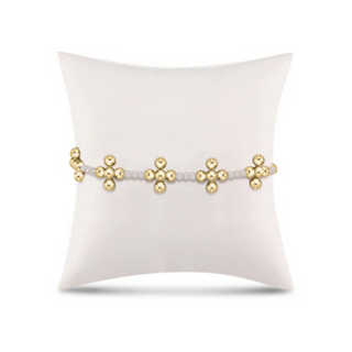 E Newton Sincerity Beaded Cross Bracelet