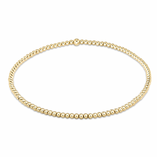 eNewton Extends - Classic Gold 2mm Bead Bracelet