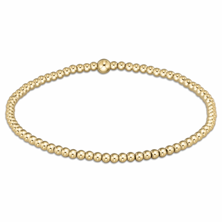 E Newton Extends Classic Gold 2.5mm Bead Bracelet
