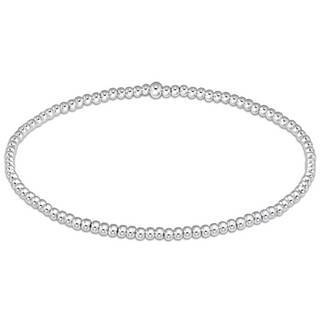 E Newton Sterling Bead Braclet